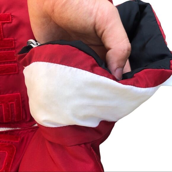 Vintage 2011 Tommy Hilfiger Reversible Jacket Large Black/Red BIG LOGO - Picture 11 of 15